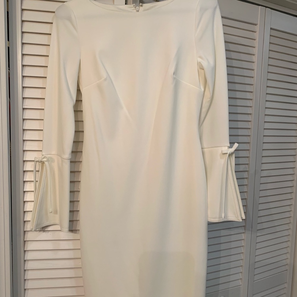 Calvin Klein size 2 white cocktail dress NWT